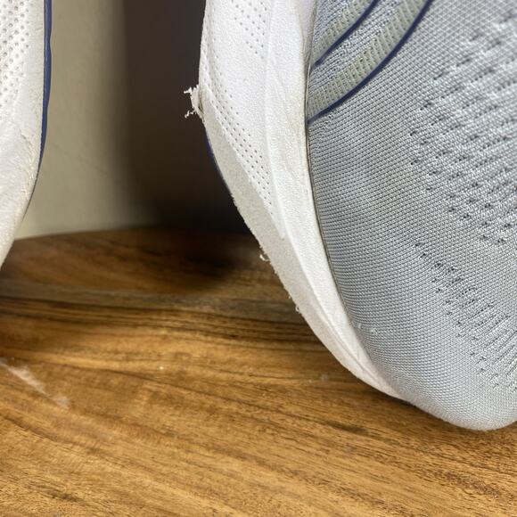 ASICS GelNimbus 25 Sheet Rock Indigo Blue Mens Gray Size 10.5 Wide Running Shoes - Picture 11 of 14